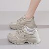 Light beige chunky sneakers from Newness showcasing effortless style and all day comfort The sneakers are ideal for casual chic outfits