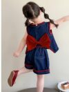Newness girls chic bow shorts in summery colors Comfortable and stylish fit