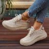 Newness striped casual sneakers in a breathable and durable design perfect for everyday wear