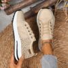 Newness Serengeti Breeze Leopard Print Sneakers Stylish breathable and cushioned sneakers featuring a trendy leopard print