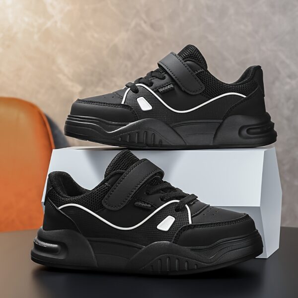 Colorful patchwork kids sneakers perfect for school or play showcasing breathable comfort and stylish design from Newness