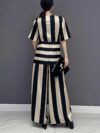 The Newness Cairo Striped Two Piece Set A stylish and versatile two piece outfit perfect for any occasion Featuring a chic striped pattern and modern design