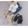 Newness Seoul Street Style Chunky Platform Sneakers A pair of trendy chunky platform sneakers in a stylish design