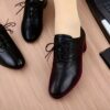Newness Noir Pointed Block Heels Classic black pointed toe block heels showcasing comfort and elegance Perfect for any occasion