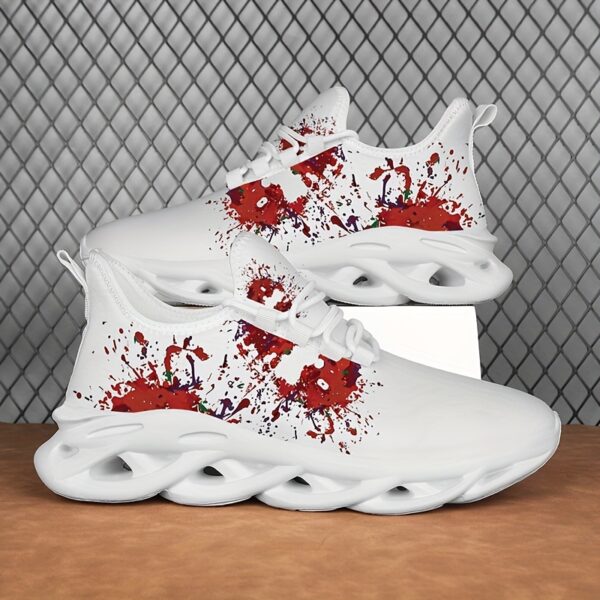 Newness Urban Graffiti Casual Shoes Breathable mesh upper provides comfort and style Trendy design perfect for everyday wear