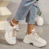 Newness Womens Casual Sneakers Effortless Chic in Lightweight Versatile Design