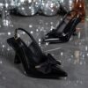 Newness Noir Nights Black Stiletto Heels Elevate your style with these elegant black stiletto heels perfect for any special occasion