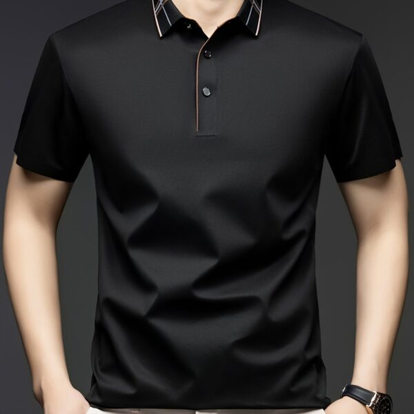 Newness Summer Breeze Men's Short Sleeve Shirt: A lightweight, breathable shirt perfect for hot summer days. Ideal for casual or office wear.