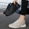 Newness Elevated Comfort Thick Sole Dad Sneakers in white showcasing their chunky sole and modern design Perfect for everyday wear