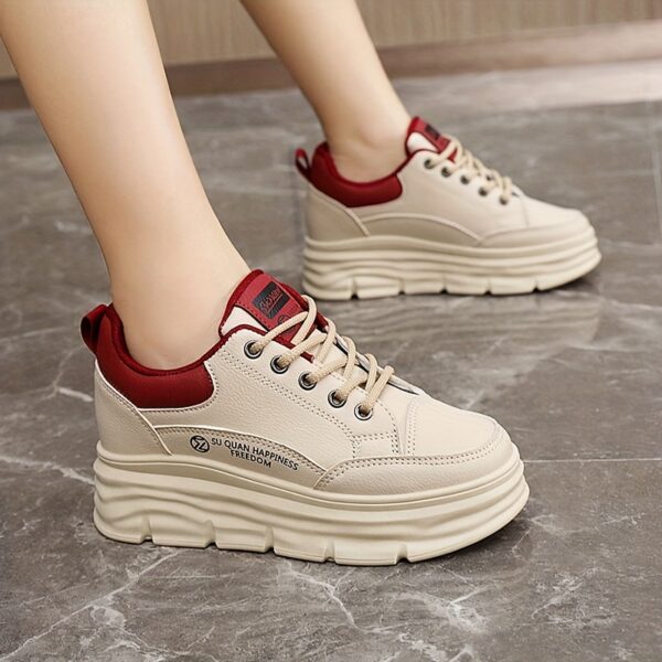 Newness Elevated Edge Color Block Sneakers in a modern design, showcasing ultimate comfort and durable construction.