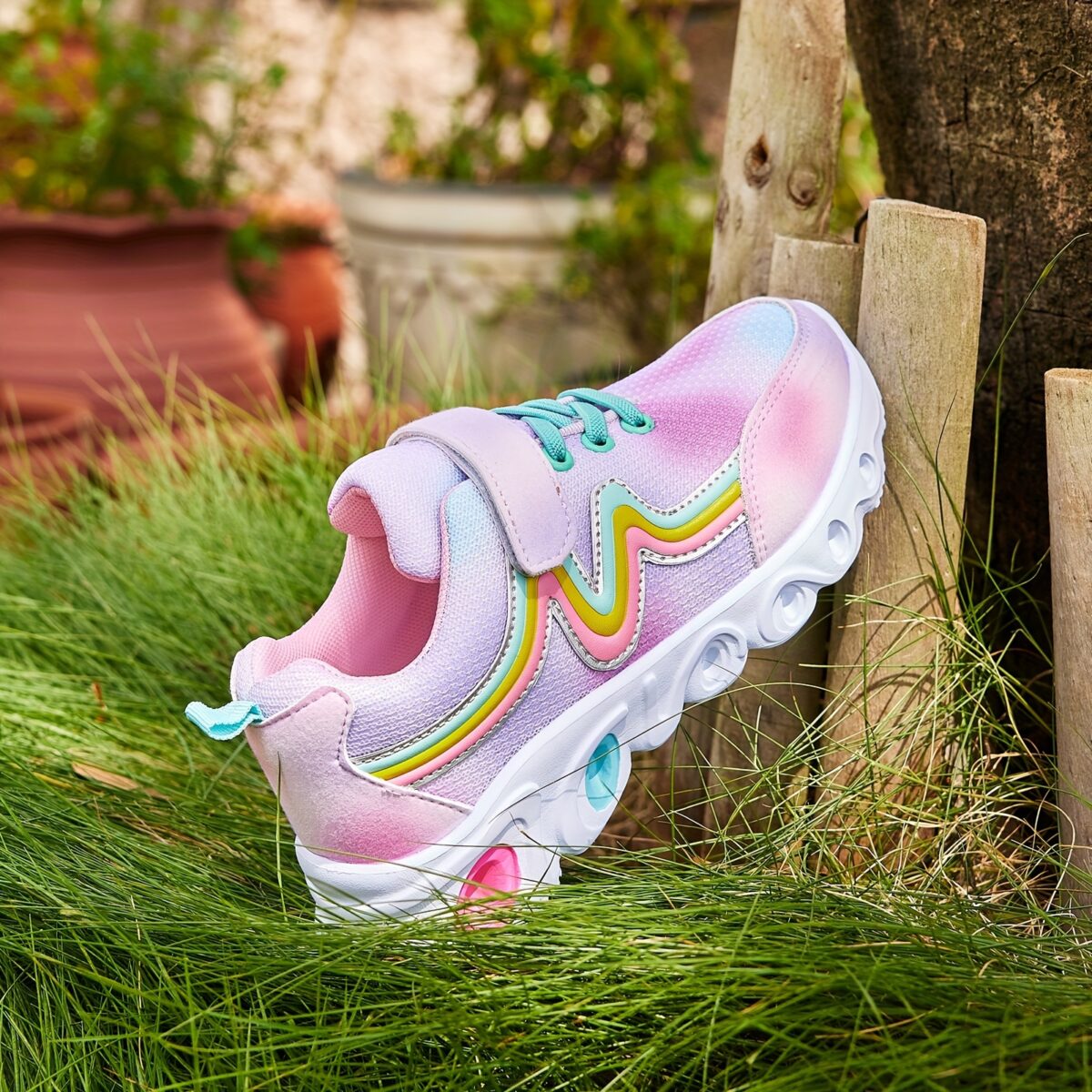 Stylish and comfortable Active Kicks Girls Breathable Athletic Sneakers perfect for any activity These girls athletic shoes offer breathability and support for active kids