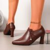 Newness Vintage Pearl Pointed Toe Heels Elevate your style with these elegant pearl embellished pointed toe heels perfect for spring and autumn Vintage inspired design