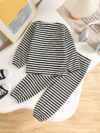 Adorable boys striped two piece outfit perfect for spring and autumn Stylish and comfortable for outdoor play Shop Newness for kids clothing