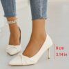 Newness Dubai Nights Pointed Toe Stilettos Elevate your style with these chic all season pointed toe stilettos perfect for any occasion