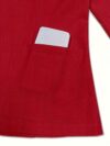 Stylish womens red and white striped blazer perfect for casual or office wear Features a single button closure and a flattering regular fit