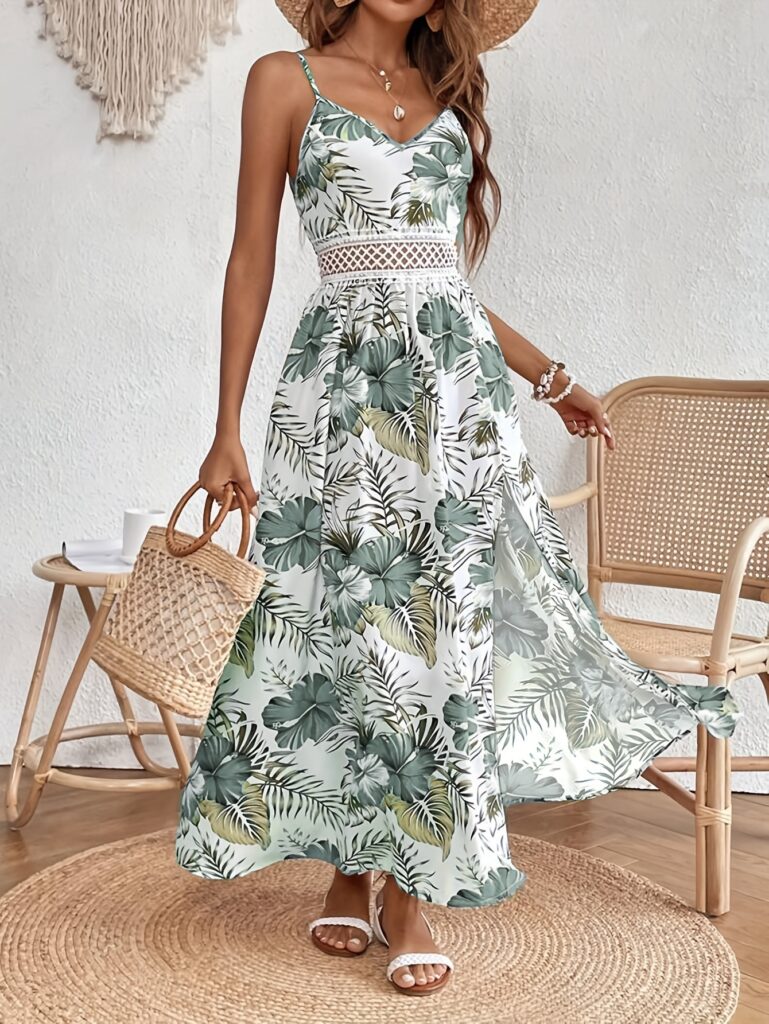 Effortlessly chic Newness Casablanca Floral Print Maxi Dress, perfect for spring and summer, showcasing a stunning floral print.