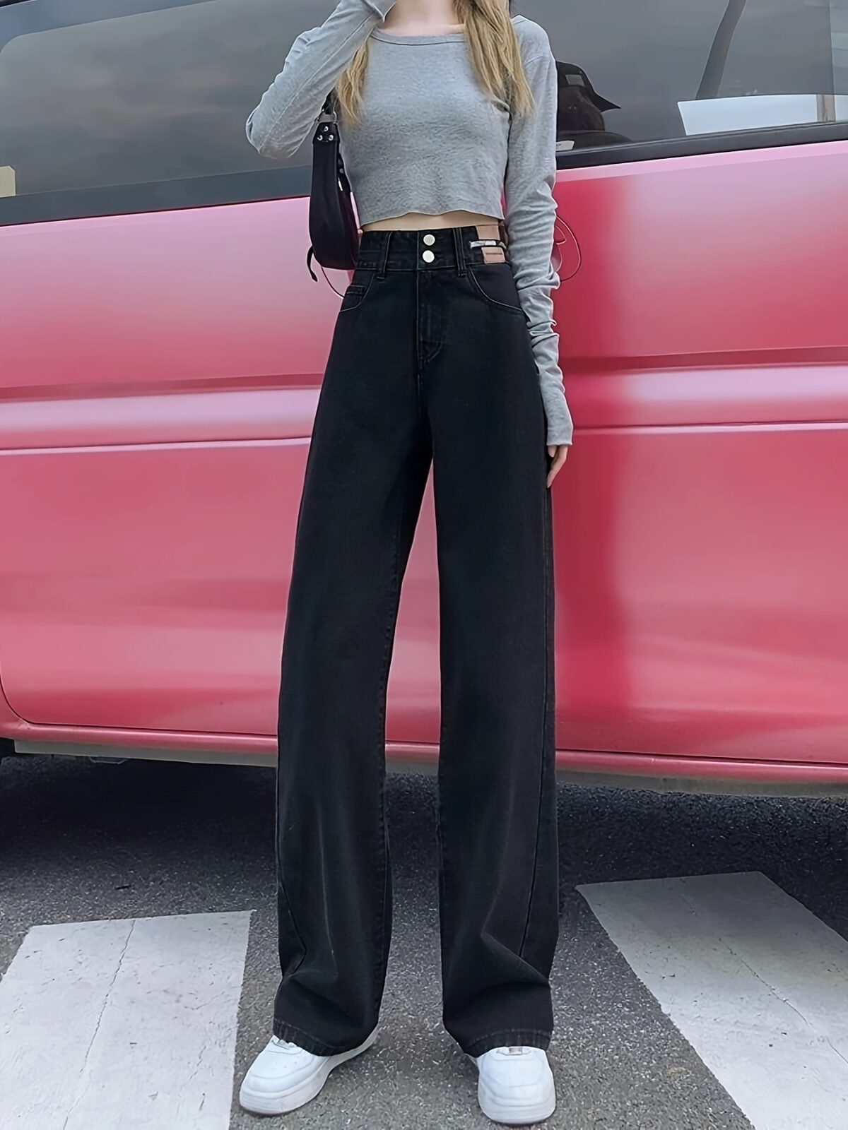 Newness City Chic Non Stretch Trousers in versatile navy showcasing a sharp crease and tailored fit ideal for work or weekend wear