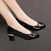Newness Effortless Chic Pointed Chunky Heels Elevate your style with these modern chic and effortlessly cool pointed chunky heels