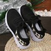 Striped Sprinter Kids Breathable Slip On Casual Sports Shoes in action a child comfortably wearing the shoes while playing