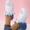 Newness Ocean Breeze Gradient Low Top Sneakers showcasing breathable comfort and modern design perfect for all season wear