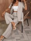 The Newness Dubai Executive Elegant Blazer Set A polished sophisticated and effortlessly chic womens blazer set perfect for elevating your workwear