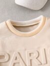 Stylish boys cozy cargo outfit set perfect for fall adventures Features a comfortable sweatshirt and matching cargo sweatpants in trendy colors Ideal for boys aged 12 and under