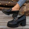 Newness Petite Chunky Heels Comfortable and stylish chunky heels perfect for adding height and confidence to any outfit