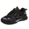 Newness Cityscape Casual Sport Sneakers showcasing all season comfort and a chic modern design The sneakers are shown on a models feet highlighting the style and detailing