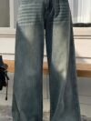 Effortless Chic Wide Leg Jeans by Newness in premium denim showcasing a modern and chic wide leg silhouette