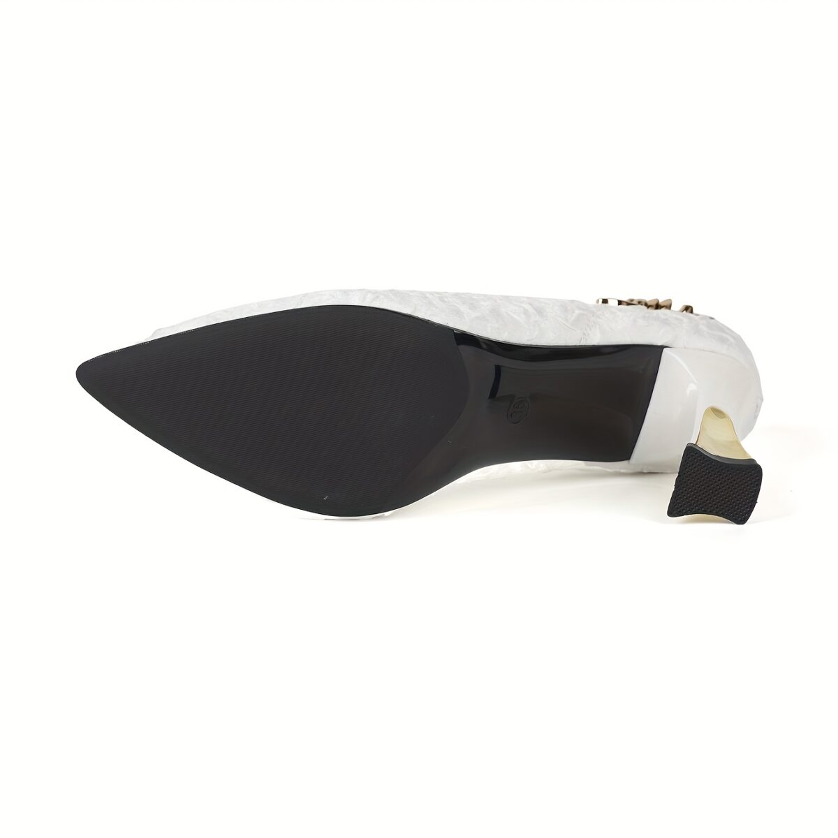 Newness Sculptural White Stiletto Mules Chic white stiletto mules perfect for elevating any outfit Modern design sculpted heel