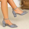 Newness Etoile Embellished Block Heels Elevate your look with these stunning embellished heels perfect for weddings and special occasions Featuring a comfortable block heel and exquisite detailing