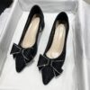 Newness Evening Star Glittery Black Pumps Elevate your style with these versatile and chic black pumps featuring dazzling glitter