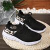 Striped Sprinter Kids Breathable Slip On Casual Sports Shoes in action a child comfortably wearing the shoes while playing