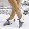 Newness Celeste Chic White Mary Jane Heels Elevate your style with these comfortable and elegant white Mary Jane heels perfect for any occasion
