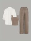 Effortless style meets summer comfort The Newness Casual Summer Pants Set in breathable soft fabric perfect for everyday wear