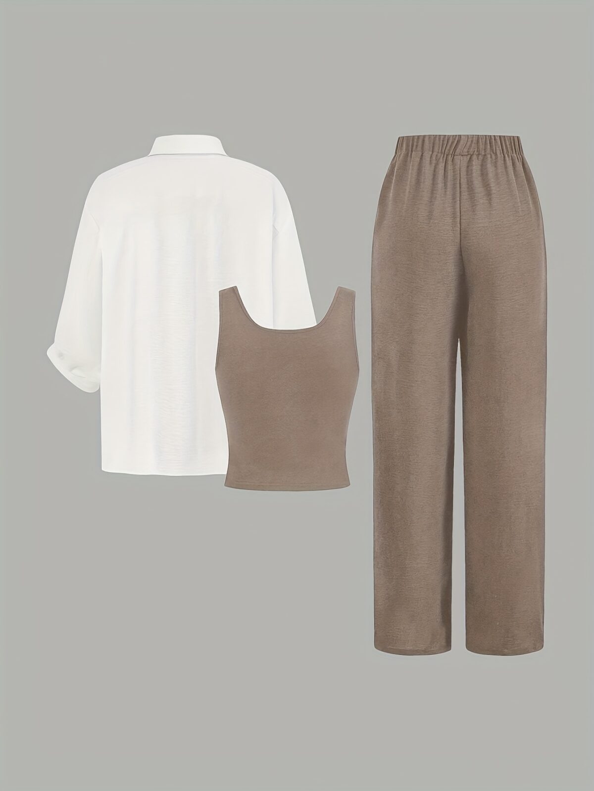 Effortless style meets summer comfort The Newness Casual Summer Pants Set in breathable soft fabric perfect for everyday wear