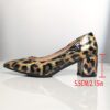 Newness Fierce Red Leopard Block Heel Pumps These chic pumps feature a striking red leopard print and a comfortable block heel perfect for any occasion