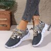Newness Metro Chic Geometric Print Sneakers Comfortable and stylish geometric print sneakers perfect for any casual occasion
