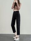 Model wearing Newness Cairo Nights High Waisted Harem Pants showcasing the comfortable flowing fabric and chic effortless style