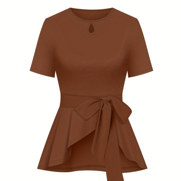The Newness Cairo Tie Bow Two Piece Set A sophisticated modern two piece outfit featuring a stylish tie bow detail perfect for any occasion