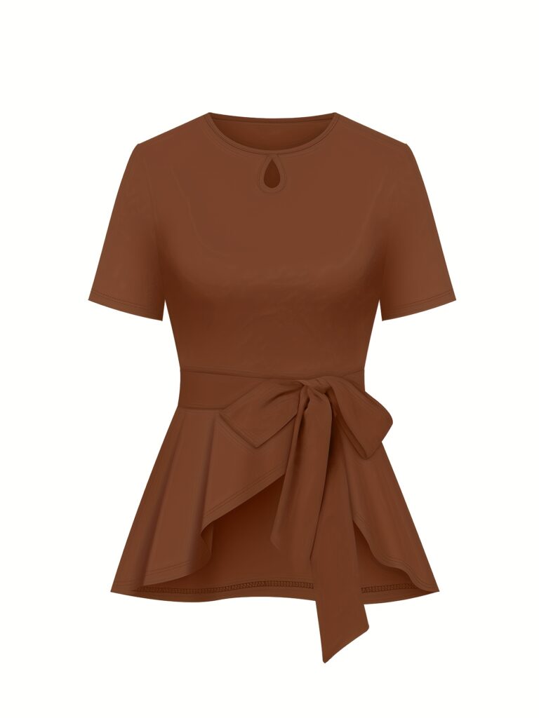 The Newness Cairo Tie Bow Two-Piece Set: A sophisticated, modern two-piece outfit featuring a stylish tie-bow detail, perfect for any occasion.