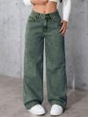 Newness Effortless Chic Wide Leg Jeans A model effortlessly rocks our wide leg jeans perfect for any season