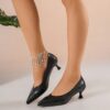 Newness Parisian Chic Pointed Kitten Heels Versatile comfortable pointed toe kitten heels in a chic Parisian style perfect for any occasion