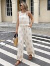 Effortlessly chic Casablanca Floral Print Set from Newness a luxurious two piece outfit in a vibrant floral print crafted from a rayon and polyester blend