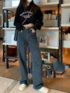 Newness The Seoul Silhouette High Waisted Straight Jeans A flattering versatile pair of jeans in a classic straight leg style