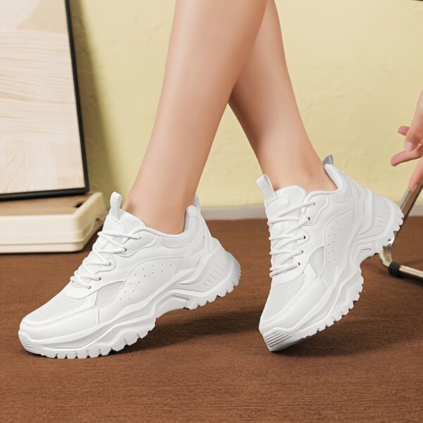 Stylish and breathable womens mesh sneakers by Newness perfect for all season wear Lightweight and comfortable design in a versatile color