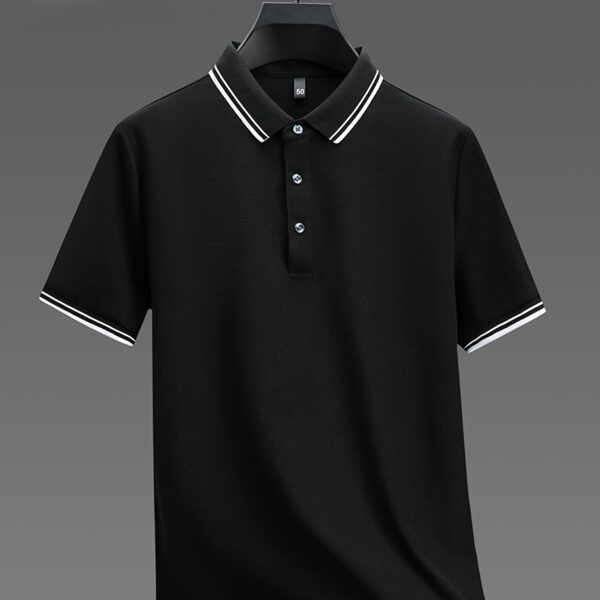 Newness Summer Breeze Men's Summer Button-Front Shirt in breathable, quick-drying fabric, perfect for office, golf, or casual wear.