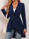 Timeless Chic Womens Elegant Long Sleeve Blazer in a flattering fit perfect for spring and fall