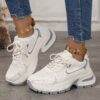 Newness Womens Casual Sneakers Elevate your everyday style with these comfortable and chic sneakers