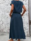 Effortlessly chic Newness Azure Dream Navy Blue Maxi Dress perfect for springsummer